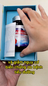 Viên uống giảm đường huyết ổn định huyết áp Anvicilin - Hộp 30 viên Date 1/2027
