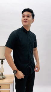 TERMURAH Kemeja Pria Lengan Pendek Premium Distro Polos Formal Casual Viralstore