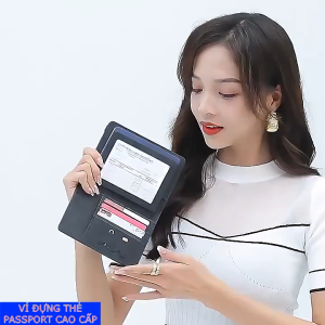ví đựng thẻ passport cao cấp giao màu ngẫu nhiên
