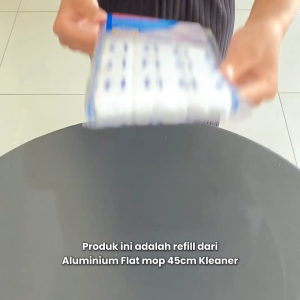 Kleaner Refill Kain 45 Cm Aluminium Flat Mop Pembersih Lantai GSRA019