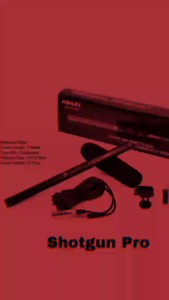 Ashley Shotgun Pro Mic Kabel Condenser Ashley Shotgun Pro Original CONDENSOR Microphone