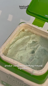 MAKARIZO Texture Experience Body Scrub 500ml GREEN TEA BUTTER Lulur Mandi Badan Pemutih Whitening