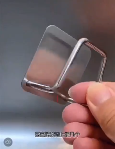 MO674 Tempat Spons Holder Stainless Rak Untuk Spon Karakter Multifungsi Tempelan