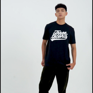 3Second Kaos Pria Katun Lengan Pendek Typography OL-C381223