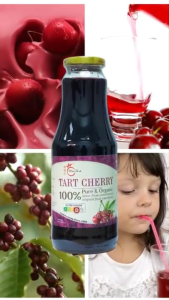 Tart Cherry Juice  (PomeFresh 100% Pure Organic Tart Cherry Juice) and Products