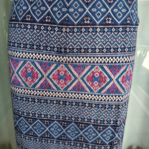 ผ้าถุงแบบป้ายมีสายผูก ฟรีไซส์ใส่ได้ถึงเอว 40นิ้วสะโพก 46