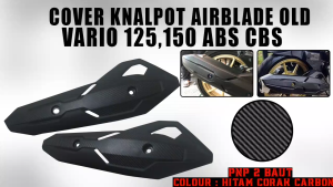 COVER TUTUP TAMENG KNALPOT AIRBLADE VARIO 125 150 160 ABS CBS PCX CBU AIR BLADE VIETNAM MUFFLER PNP