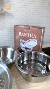 Parutan Serbaguna 3 in 1 Stainless Steel Tebal Anti Karat 28 cm