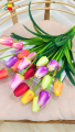 BUNGA TULIP ARTIFICIAL K3 PREMIUM SL B8398 HIASAN RUANG TAMU BUNGA ARTIFICIAL DEKORASI RUMAH KANTOR. 