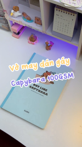 Vở kẻ ngang KLONG CAPYBARA 100gsm 80 120 200 trang - Tập học sinh sinh viên B5 chống thấm nhoè MS 828 829 830