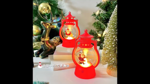 ไฟตกแต่งคริสต์มาสไฟกลางคืนขนาดเล็กโคมไฟน้ำ ไฟกระพริบ