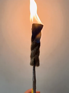 Dây sáp cháy dây gai dầu dây mồi lửa cắm trại phụ kiện bộ sơ cứu ngoài trời dụng cụ sinh tồn