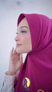 (Oriiginal Rafilah 015) Hijab Instan Amira Orii Rafilah Collection ♥ Jilbab Kerudung Muslim Pet Antem Renda Jersey