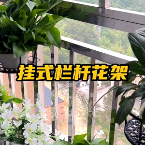 ที่แขวนกระถางต้นไม้ ใช้แขวนได้ทั้งริมรั้ว ริมระเบียง หรือกำแพงบ้าน ใช้งานได้หลากหลาย รับน้ำหนักได้10kg ส่งจากไทย