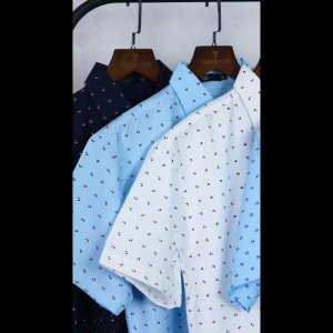 Áo sơ mi nam ngắn tay trung niên vải lụa co giãn mềm bề mặt mịn siêu form rộng classic ATK20