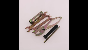 5Pcs Motorcycle Tool Motor Tool Kit Spark Plug Remover Wrench Pliers With Black Storage Pocket