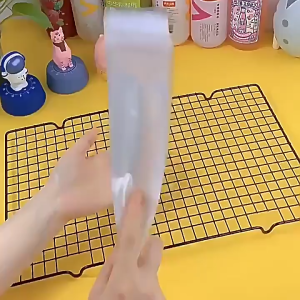 100Pcs Kantong Cetakan Es Krim Transparan Popsicle Bahan Plastik Model Diy