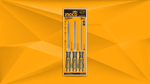 Bộ 3 chiếc giũa thép dẹt tròn bán nguyệt INGCO HKTFS1308
