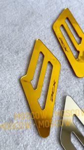 NEW GARNISH PELINDUNG SISI PIJAKAN KAKI DEPAN HONDA PCX 160 / SIDE STEP COVER 3D TIMBUL STEP MOTOR / PELINDUNG PIJAKAN SISI SAMPING SET KIRI KANAN GOOD QUALITY ACKRILIK TEBAL 2MM DECK COVER SET ALAS BODY KAKI DEPAN MOTOR PLUG AND PLAY HONDA PCX