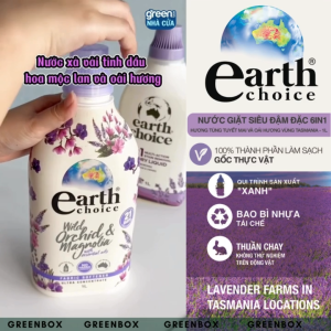 Nước xả vải cao cấp Earth Choice đậm đặc hương mộc lan rừng 1L