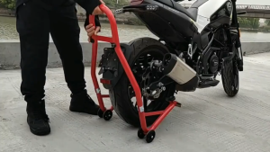 Motorcycle Paddock Stand (2in1) Motorcycle Parking Bracket Spool Bracket Front/Rear Wheel