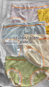 Vixday - Celana Dalam High Quality Wanita Breifs Cd Wanita Mid Waist CD wanita import CD85