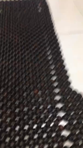 Đệm Lót Ghế Xe Ô Tô Hạt Mun Cao Cấp Hạt 1.8cm ( Mian.vn)