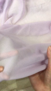 Vải Xô Lưới Mỏng Tím Pastel Khổ 1m4 - Lỗi Biên Chất Mỏng Thấu Mềm Không Co Giãn - May Áo Kiểu Đồ Thiết Kế