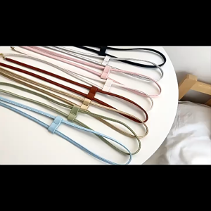 Leather Rope | Bucket bag diy handmade bag leather accessories | Handmade crochet material bag accessories 束口绳 皮革新款水桶包抽绳抽带女双肩包束口绳缩口带子diy手工包包配件批发