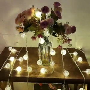 STARZ - SG SAFETY MARK  31V 15 Meter 150 Crystal Ball Splash Proof Decoration Led Fairy String Lights  Warm  Christmas Tree Decorative Lights