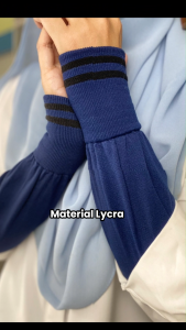 JAMIN HANDSOCK CUFF COOLING UV PROTECTION SARUNG LENGAN MUSLIMAH LYCRA BERKAF SELESA SEJUK TUTUP AURAT