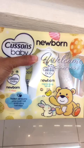 Cussons Baby NEWBORN Pack Gift SET / Hadiah Kado Lahiran / Sabun Shampoo Lotion Wipes Cream