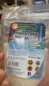 garam laut Health  Paradise Organic French Celtic Sea Salt (Fine) 200gm