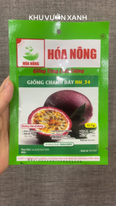 Hạt giống Chanh dây (Chanh leo) - Gói 1gr - Tỉ lệ nảy mầm >90% - Trồng quanh năm