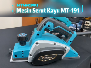 MTMASAKI Mesin Serut Kayu Elektrik Wood Planer Machine Ketam Pasah Planer MT-191