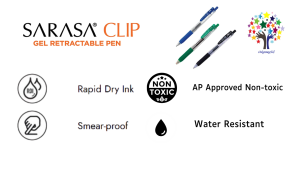 Zebra Sarasa Clip Gel Pen - 0.5mm / 0.7mm