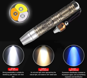 SENTER TURBO / senter 3 warna senter nitecore gem8 UV ungu putih kuning senter detektor senter uang palsu / Flashlight TURBO BERGARANSI