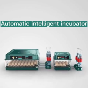 12/24/48/64/130 Eggs Fully Automatic Intelligent Digital Incubator Chicken Poultry Hatcher 220V/12V Dual Power Supply Hatcher Brooder with Temperature Control and Auto Turning for Hatching Chicken Duck Goose Quail Birds Incubators for Farm