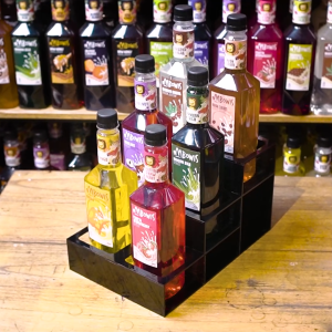 Rak Botol Sirup Akrilik Isi 6