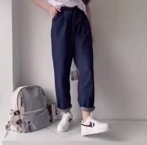 Sepatu Wanita Full Putih & Hitam Terbaru Sepatu Sneakers High Wanita Sepatu Casual Wanita Sport Shoes White Sepatu Sekolah Wanita Bertali Sepatu Terbaru 2024