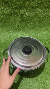 PANCI SAYUR STAINLESS TUTUP STAINLESS UK 22 CM