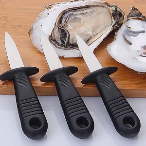 Stainless Steel Oyster Opener Cutter Knife Oysters Cracker Crowbar Knife Tools