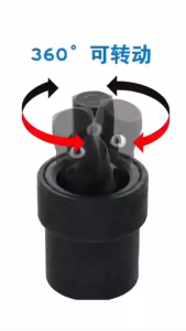 Khớp nối chuyển cờ lê đầu chuyển bulong 1/2 giúp mở ốc góc chết xoay 360 độ
