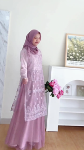 long vest Brukat mewah