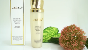 Nước Hoa Hồng PUDERMA ADVANCED REFRESHING BALANCE TONER: làm sạch lớp trang điểm dưỡng ẩm trẻ hoá da ngừa mụn sạm nám