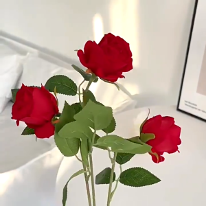 Bunga Mawar Palsu / The simulation flower / Bunga Palsu / Bunga Dekorasi Rumah / Bunga Hiasan / Bunga Pajangan / Bunga Hiasan / Fake Flower / Mawar Palsu