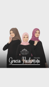KHIMAR CRINKLE GRACIA VALENSHAQUEEN HIJAB HOODIE PASHMINA INSTAN