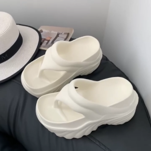 Bigdreamofficial รองเท้าแตะหูหนีบ ส้นตึกสูง 10 เซน รองเท้าแตะแฟชั่น รองเท้าผู้หญิง รองเท้าแฟชั่นผู้หญิง งาน EVA พื้นแข็งแรง ใส่สบาย SHO-Y-10