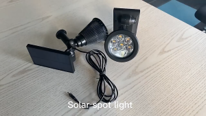 Hyelaer Lampu Taman Hias Tancap Solar Panel Waterproof Cool White 4LED - TS-G0102 - Black