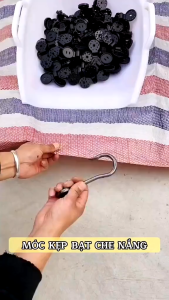 Kẹp lưới che nắng mưa (kẹp lưới lan) tiện lợi dễ sử dụng nhiều đinh loại cao cấp